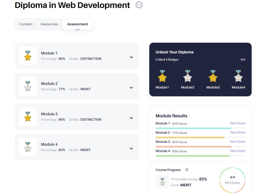 Diploma in Web Development
